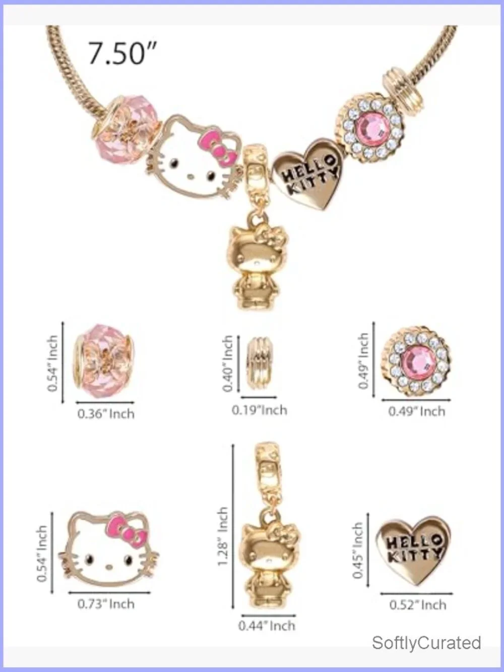 Official Hello Kitty Charm Bracelet 7